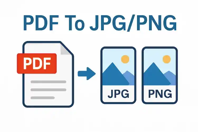 PDF pages exported as images